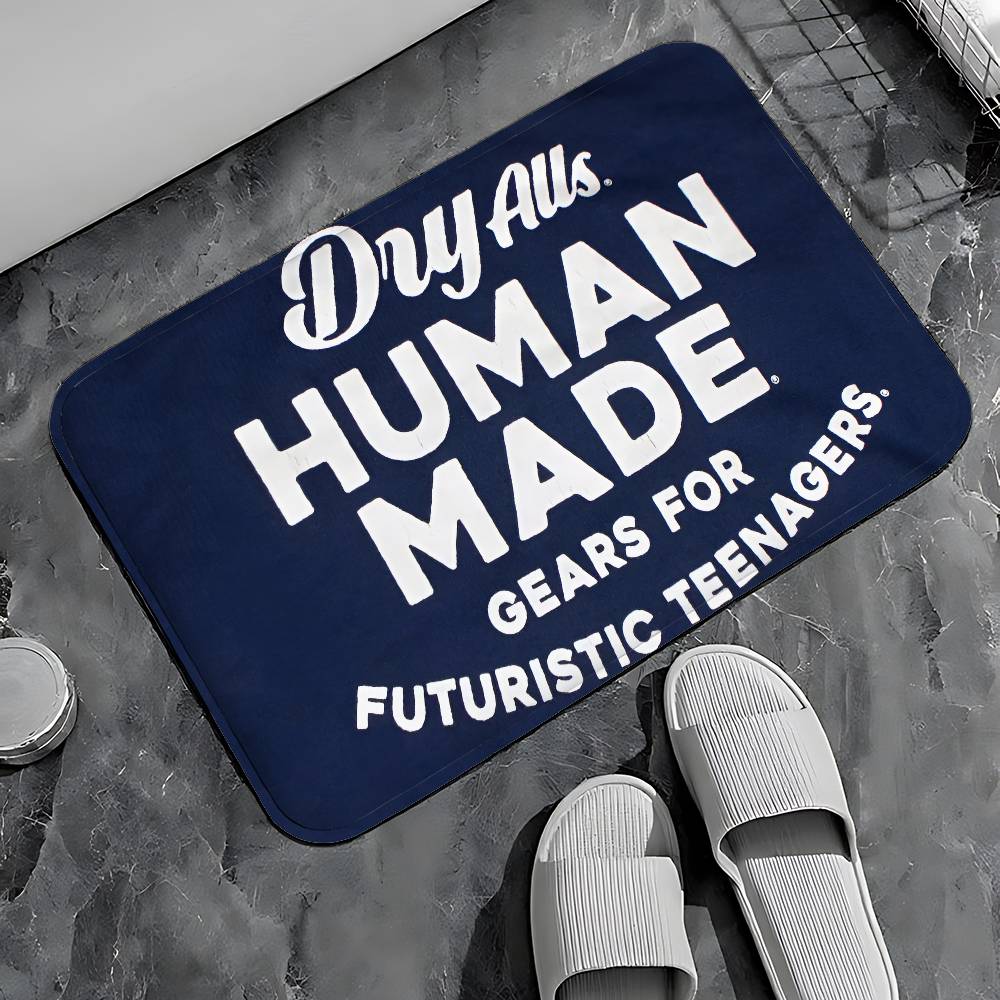 Fashion Design-H-Humans-M-Mades-Entry Door Floor Mat Festive Decorations Carpet Bathroom Anti-slip Mat Entrance Doormat