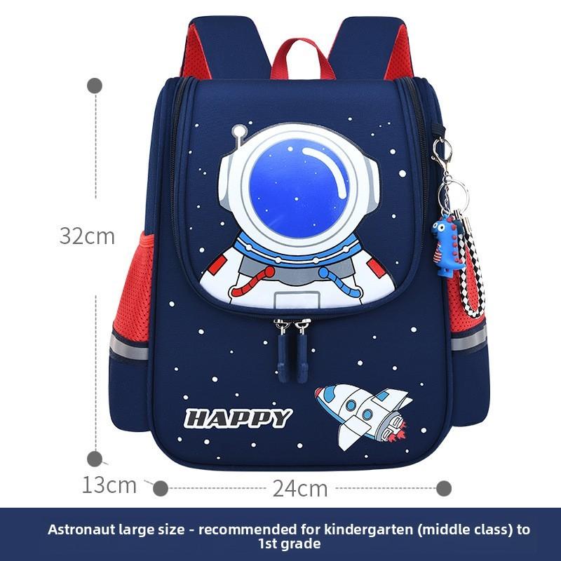 Sesame Baby Cartoon Space Backpack For Kids With Lightweight Oxford Material For School Use