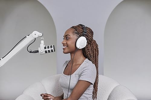 RODE Microphones Pod Microphone Dynamic Broadcast Microphone White PODMICW