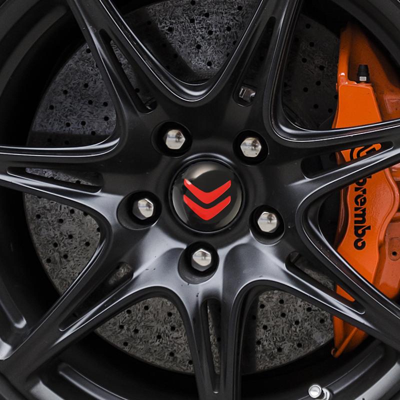 4 Stuks 56mm Auto Wielstickers Midden Naafkap Auto Embleem Badge Decal Voor Citroen C1 DS3 C2 C3 Vts C4 Saxo C4L C5 C6 C8 Xsara C3-XR