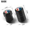 4Pcs Car Wheel Tire Valve Stem Cap Airdust Waterproof Cover For Alfa Romeo Sportiva 156 Stelvio Giulia Giulietta 147 159 GT rvcr43