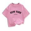 Summer Baby Boy Clothes Kid Girls Casual Tops New York Printed T-shirts Children Fashion O-Neck Short Sleeve Top