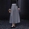 Demana Elegant A-Line Pleated Midi Skirt