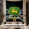 Benutzerdefinierte Text Tapisserie John Deere Druck Wandteppich Innen Wohnzimmer Wanddekoration
