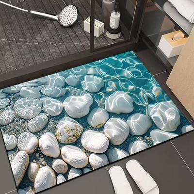 Diatomaceous Earth Non-slip Quick-dry Bathroom Mat – Water Absorbent & Dirt-resistant