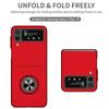 Anti -Knock Ring Holder Fitted Case For Samsung Galaxy Z Flip 4 Flip4 Flip 3 Flip3 5g Zflip4 Anti -Scratch Slim Phone Bag