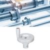 Lathe Handwheel 8mm Inner Diameter High Accuracy Aluminum Alloy Replacement Hand Wheel for Sliding Table Guide Rail