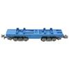 Rokuhan Z Gauge Z Shorty Container Freight Car, Blue, SA006-1, Model Railroad, Freight Car