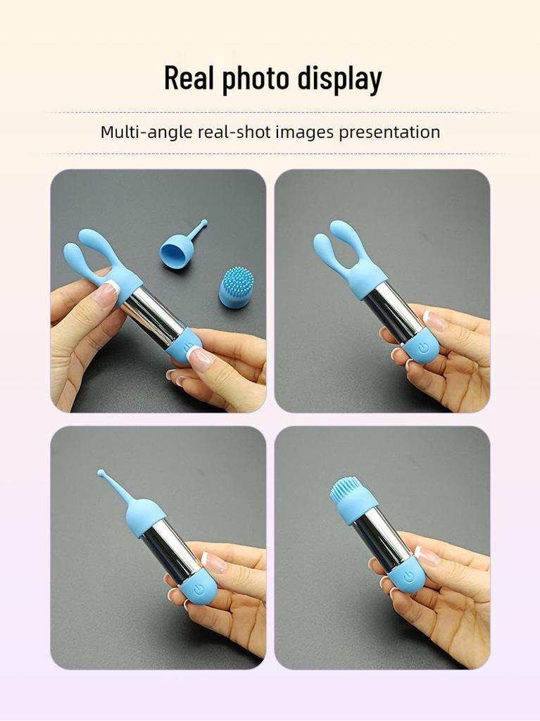 Detachable Erotic Massage Headgear: Versatile Female Bullet Vibrator with Three Styles