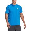 Adidas T Shirts Men's Blue Crew Neck Moderate Straight Fit HF7158