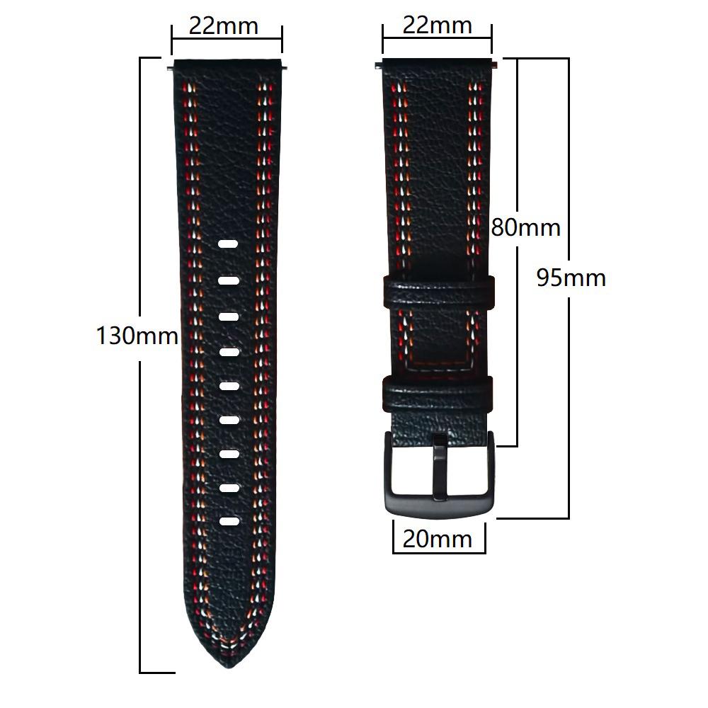 22mm Leather Watch Strap For Suunto Vertical Band For Suunto 9 Peak Pro/5 Peak Band Bracelet Replacement Watchband Accessories