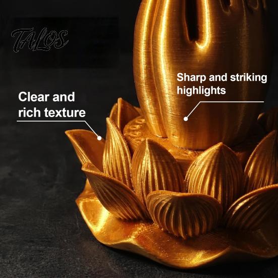 3D Printed Buddha Hand And Lotus Flower Ornament, Lotus Base Buddha Hand Statue, Chinese Style Zen Decoration for Home Office Tea Room Decor