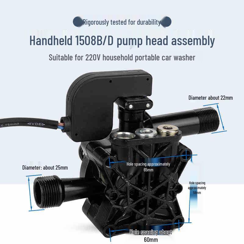 Morgana High-Pressure Car Washer Pump Head Assembly & Accessories Set