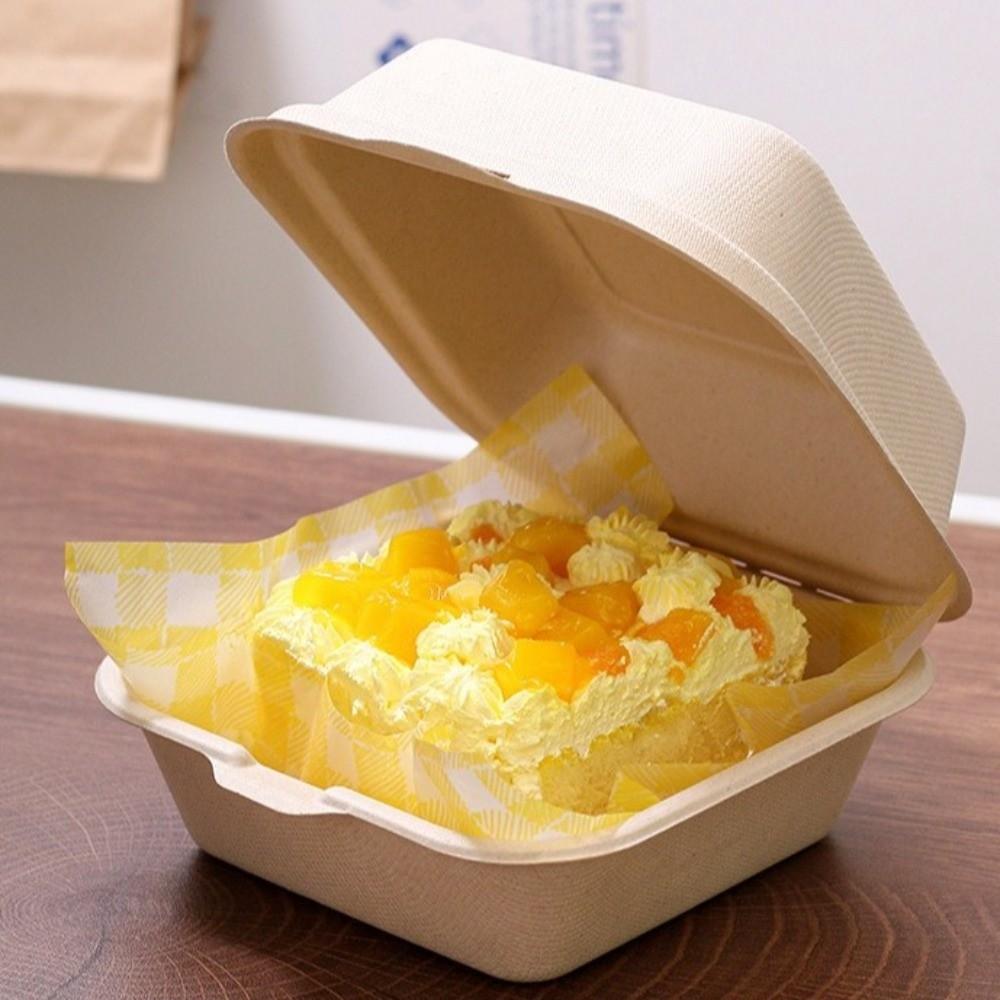 20 Stück/Set Backen Verpackung Backen Kuchen Snackbox Lebensmittelbehälter Dessertbehälter Bäckereibedarf