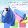 66x43cm Pet Cleaning Product, Dog, Cat, Bath, Hair, Car Wash, Large Imitation Deerskin Towel, Water-absorbing Quick-drying Towel