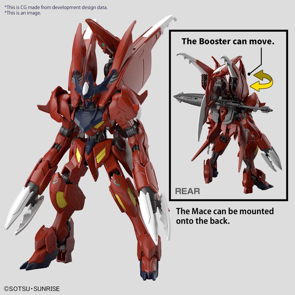 HG Gundam Build Metaverse Gundam Amazing Barbatos Lupus plastikový model v měřítku 1/144 barevně odlišený