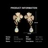 Cercei inel cu design floral opal etiopian natural pară 5*7mm argint sterling 925 set de bijuterii fine pentru banchetul femeilor cadou de petrecere