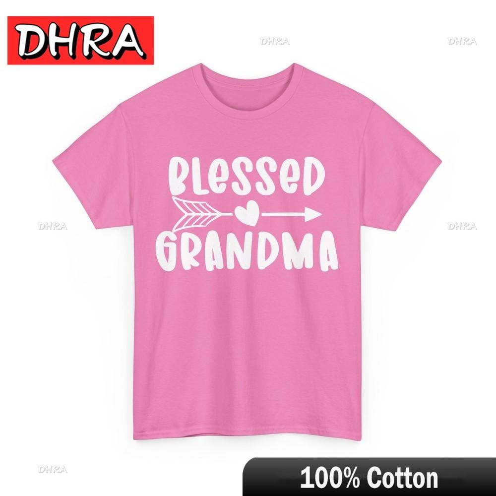 Grandma Shirt Blessed Grandma Grandmother Granny Women Cute Shirt Tshrits Women Chic Comfy TShirt Streetwear Back To School