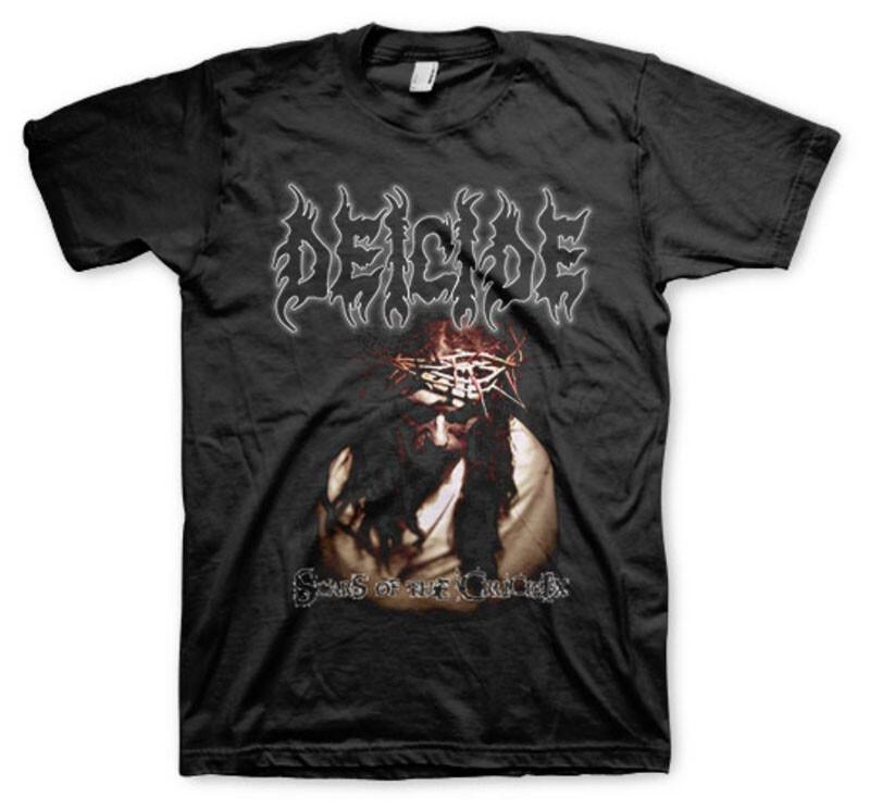 New Authentic Deicide Scars of the Crucifix Death Metal Band Black Shirt Legion Unisex T-Shirt XXL