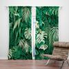 Tropical Palm Leaves Summer Window Curtain Plant Jungle Garden Nature Eco Theme Plant Living Room Balcony Bedroom Decoration