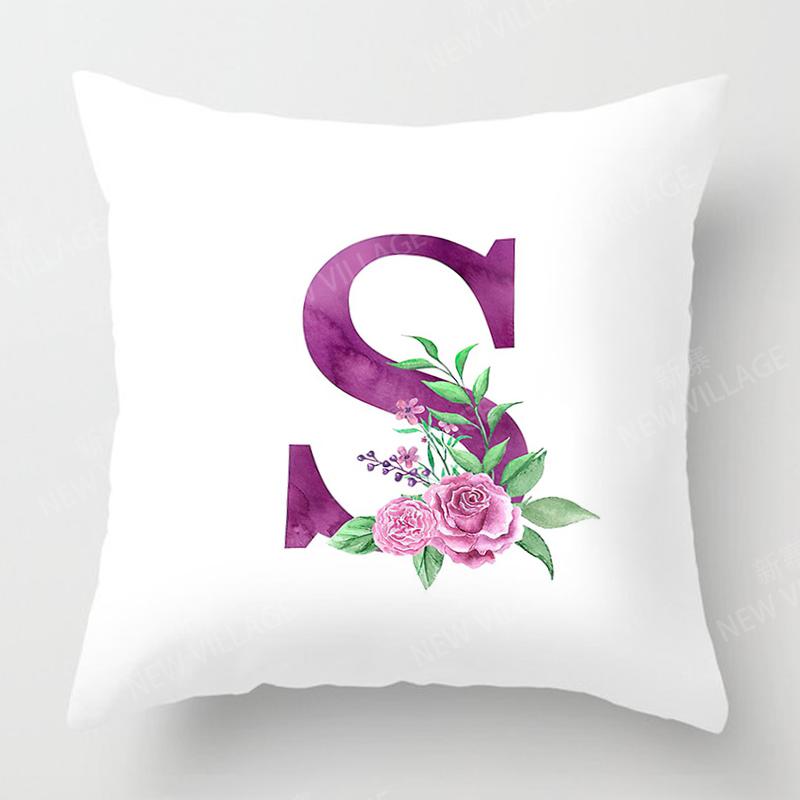 Nordic Fall Home Decor Autumn Throw Pillow Case Sofa Cushion Cover Modern 45X45Cm 45*45 50X50 60X60Cm 40*40Cm 35X35 Letter