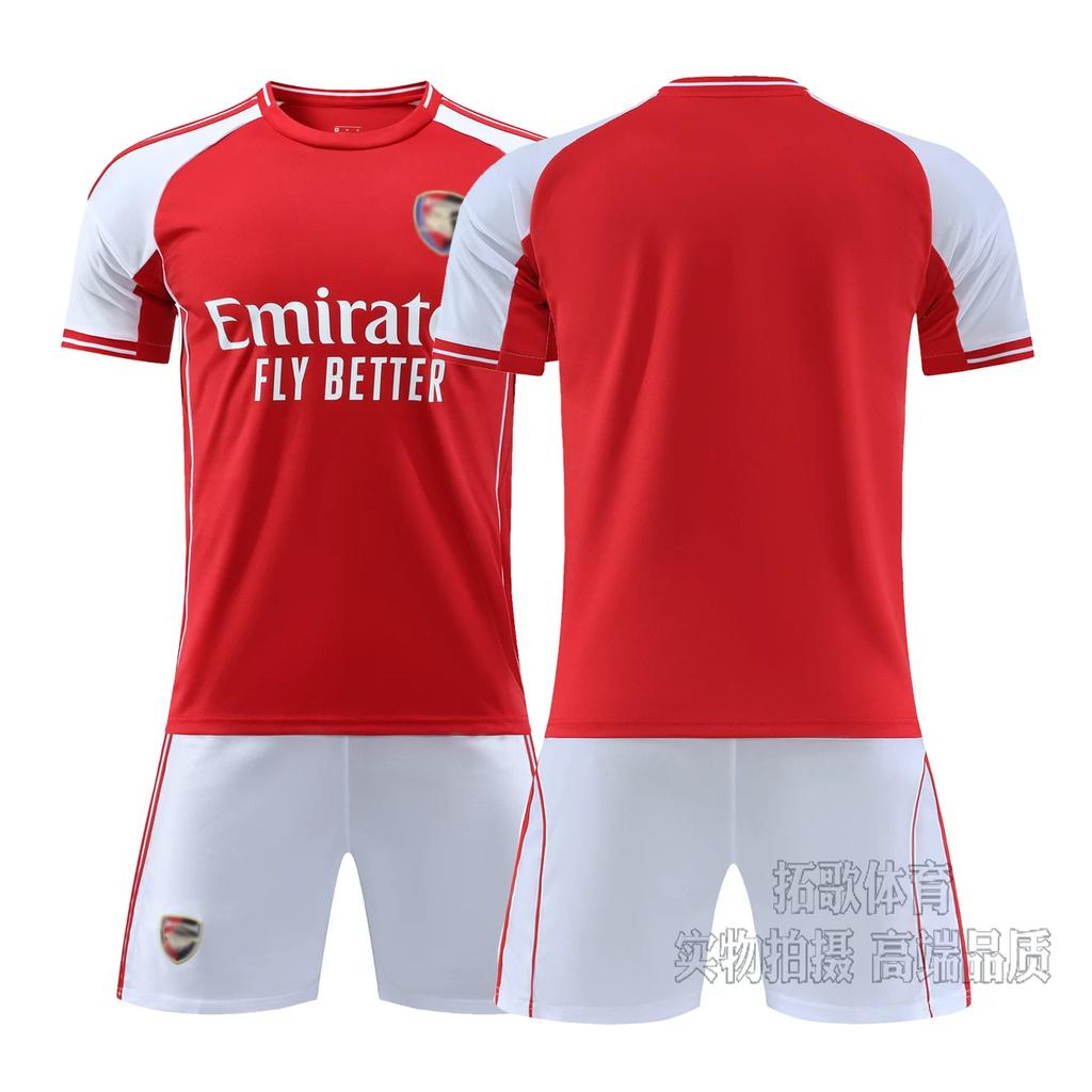 2526 Arsenal Home Football Jerseys Red