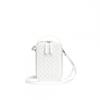 Woven Mini Square Crossbody Bag Women Genuine Leather Handheld Shoulder Street Style Daily Use