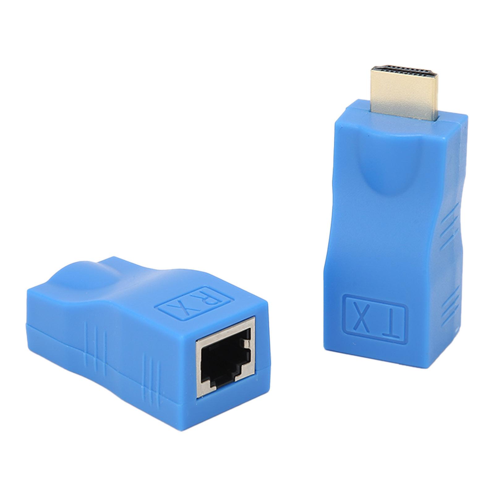 

Усилитель сигнала Мультимедийный интерфейс высокой четкости к RJ45 Одиночный сетевой удлинитель для компьютера