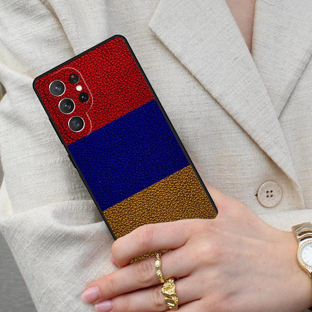 Armenia Albania Russia Flag Emblem SOFT Cell Phone Case for Samsung Galaxy S26 Ultra S25 S24 S23 S22 S21 S20 Note10 Cover