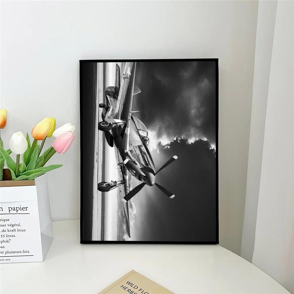 1 Airplane Design Flat Poster Canvas Painting Art Decoration Caf É Bar Room Wall Decoration