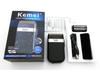 KEMEI KM-2024 USB Rechargeable Double-Mesh Shaver: Gold/Silver, Washable.