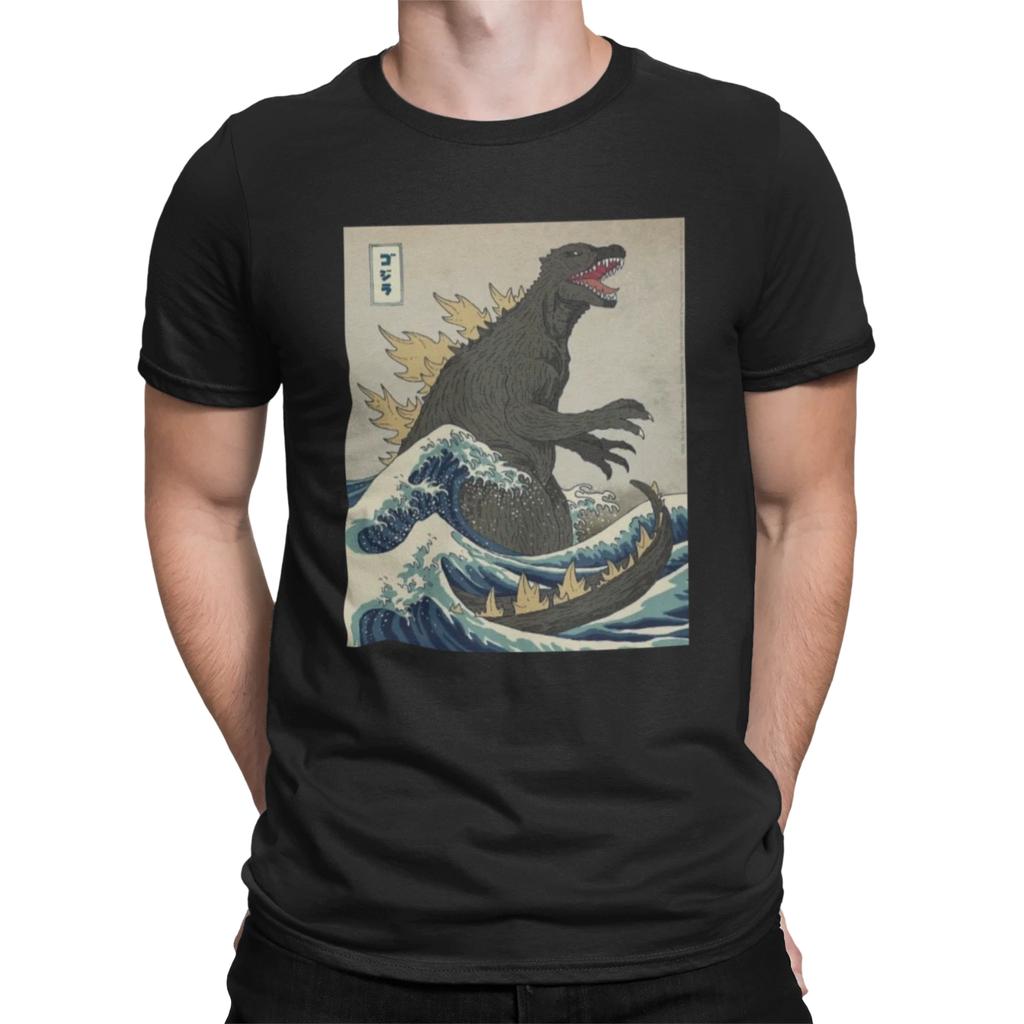 film movie birthday halloween horror t shirt for Great Godzilla Off Kanagawa fan
