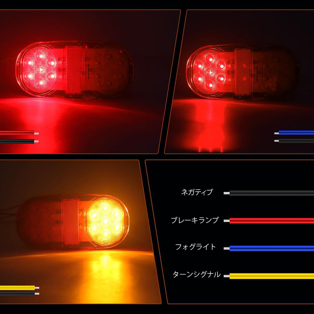 Ygmylandbb LED Truck Tail Lamp 14 LED Trailer Tail Light Brake Small Turn