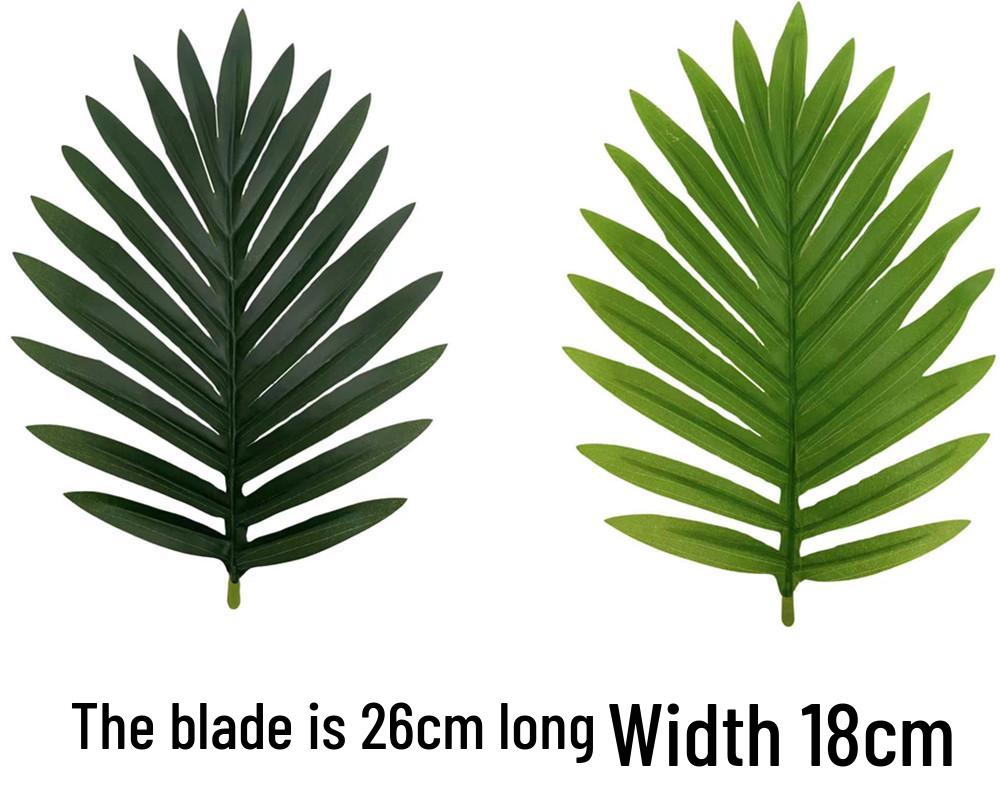 Green Areca Palm Fake Tree Leaves for Home & Wedding Decoration