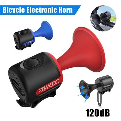 Mountain Bike Bell Children's Bicycle Horn Electric Bell Horn Personalized Riding 120db Loud Warning Sound Bike Horns Bikes Accessories