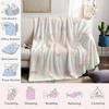 Blush Schleife Glitzer Flanell Decke Warm Weich Halloween Weihnachten Sofa Warm Gemütlich Dekorativ Dekor Geschenk für Alle Jahreszeiten