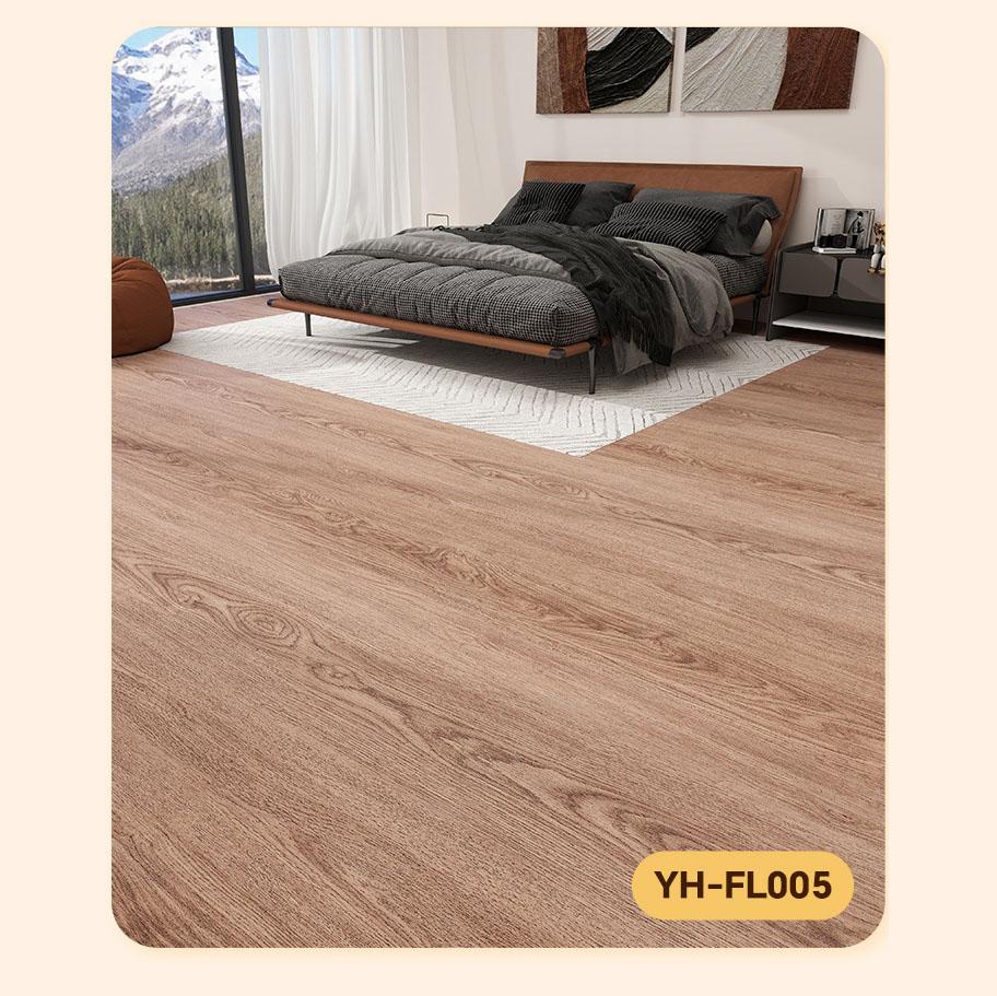 1.6mm Thick Self-Adhesive Floor Tiles Waterproof Non-Slip Vinyl Flooring for Kitchen Bathroom Living Room Renovation