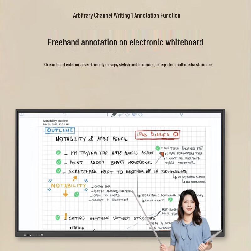 Chengfu Nuoda 65-inch Interactive Flat Panel Display