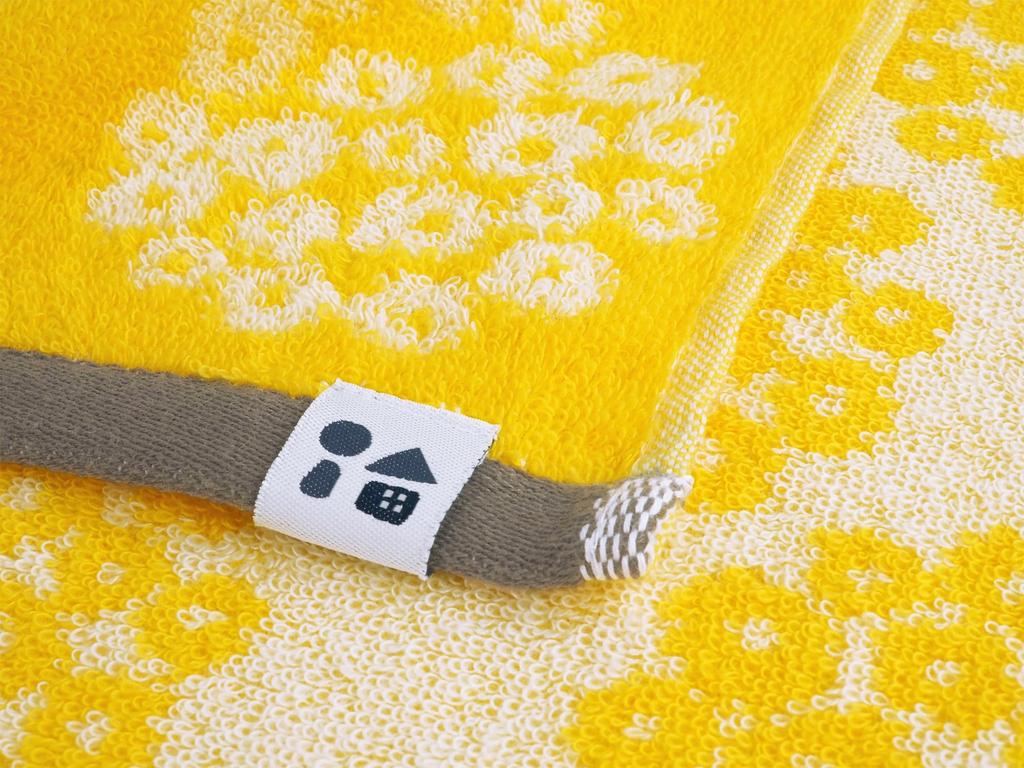 Kosugizen Onnela Pieni Mini Bath Yippee 50 X 100 (Onnelapieni) Towel, Yellow, Cm, Reversible, Compact, AMON-5603-1YE