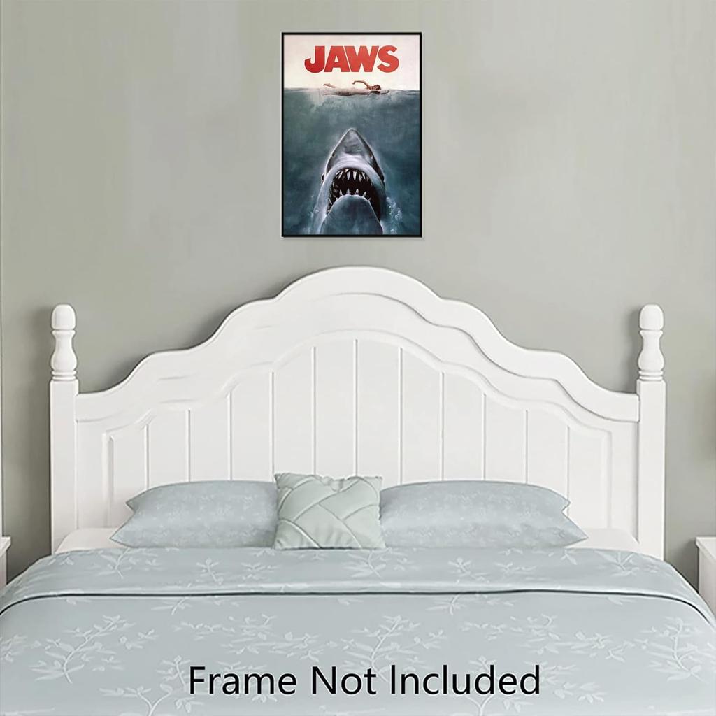 Christ-EZ Jaws - Movie Poster Cool Wall Decor Art Print posters for room aesthetic - Matte Poster Frameless Gift 11 x 17 inch(28cm x 43cm)