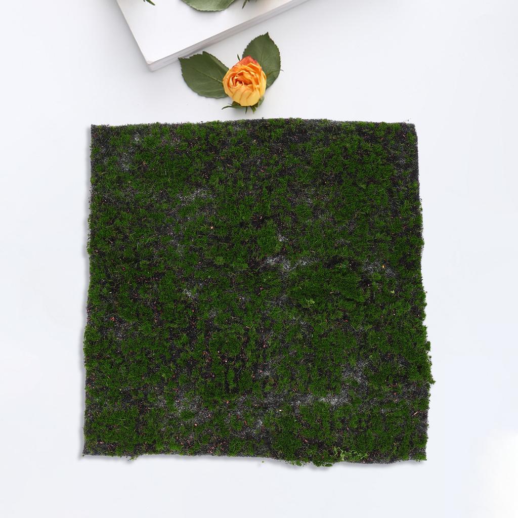 Artificial Moss Mat Simulation Fake Grass Rug 30x30cm DIY Lawn Pad Indoor Outdoor Wedding Backyard Decor Fake Artificial