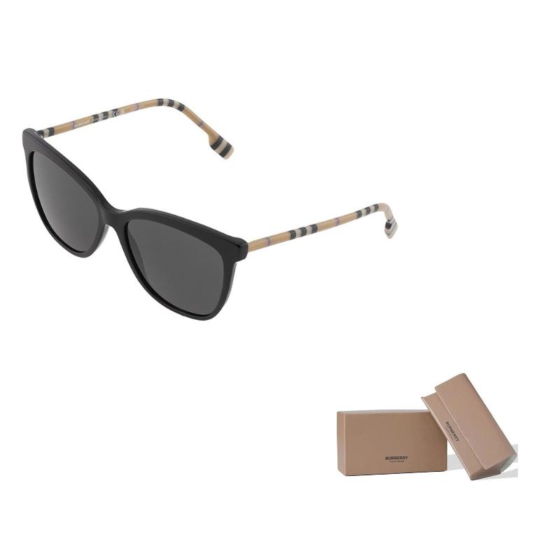 

Burberry Gradient Design Plastic Square Sunglasses Women s Black 56 чёрный