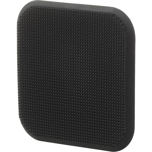 Yamazaki Magnetic Sanitary Silicone Sponge, Black, W7.5 x D7.5 x H3cm, Tower, Floating Storage, for Bathroom Sinks and Cleaning, Product Number: 1843