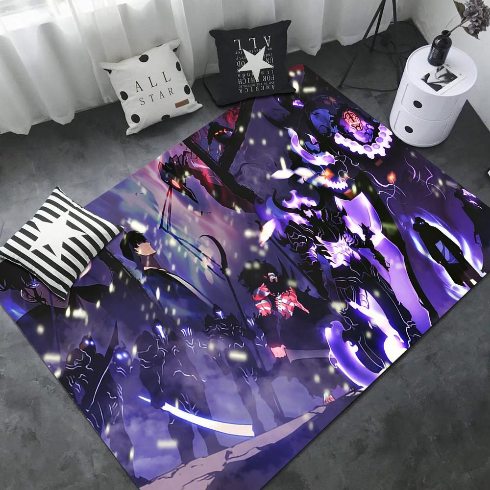 Anime Solo Leveling Maty Pokojowe Tańsze Antypoślizgowe Nowoczesny Salon Balkon Drukowane Nowoczesny Wystrój Domu