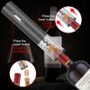 With Foil Cutter Electric Red Wine Opener Stainless Steel Barware Accessories Automatic Electric Wine Bottle Corkscrew Opener