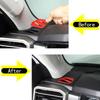 Red Dashboard Side Air Outlet Frame Trim For Toyota Tundra Sequoia -2024 US