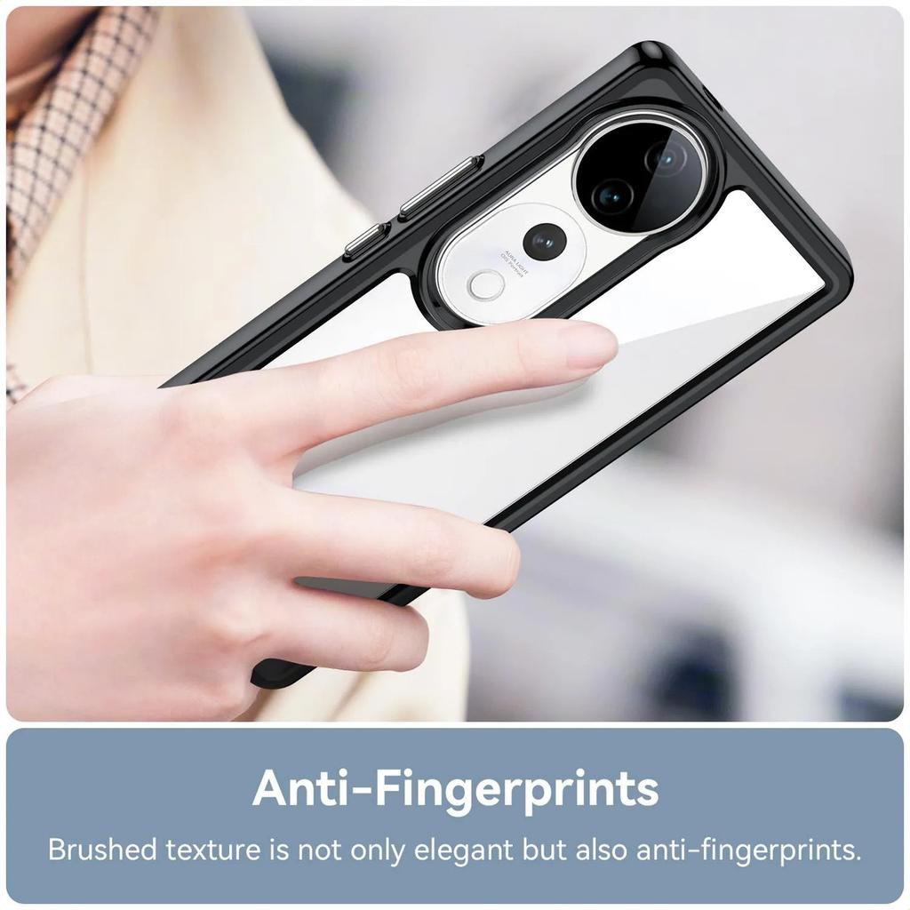 Phone Case For Phone Case For Vivo V40 5g,Clear Transparent Phone Case Cover For Vivo V40 5g