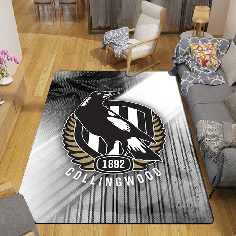 Collingwood FC Rug Floor Mat for Living Room or Bedroom Soft and Comfortable Carpet a Gift for Birthday and Holiday.DFF0925301