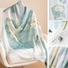 Elegant Chiffon Shawl Wrap Korean Women Hijab Shawls Thin Luxury Silk Scarf  Lady