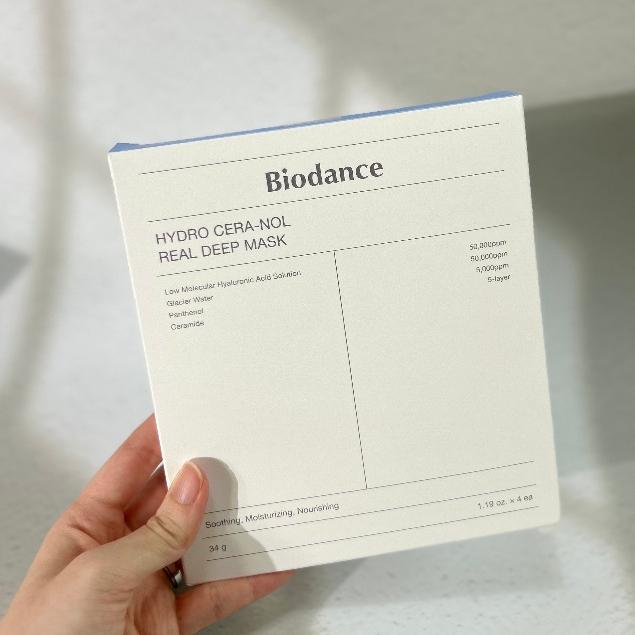Biodance cera-nol real deep mask 1box(4sheets)